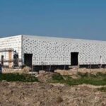 Shell building under construction 2