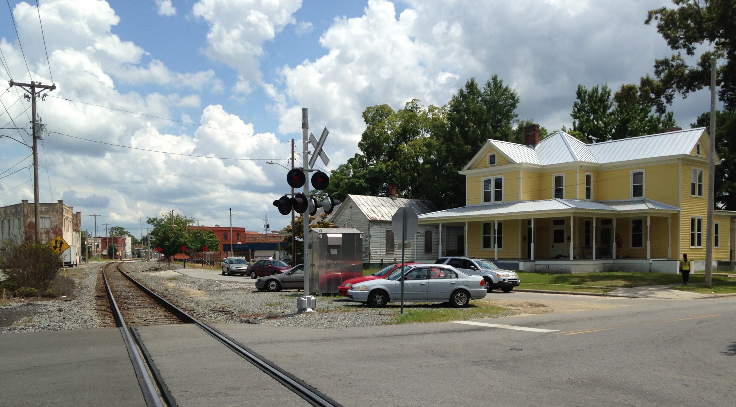 Railroad Crossing in Kinston, NC